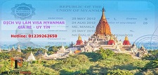 Dịch vụ làm Visa Myanmar giá rẻ