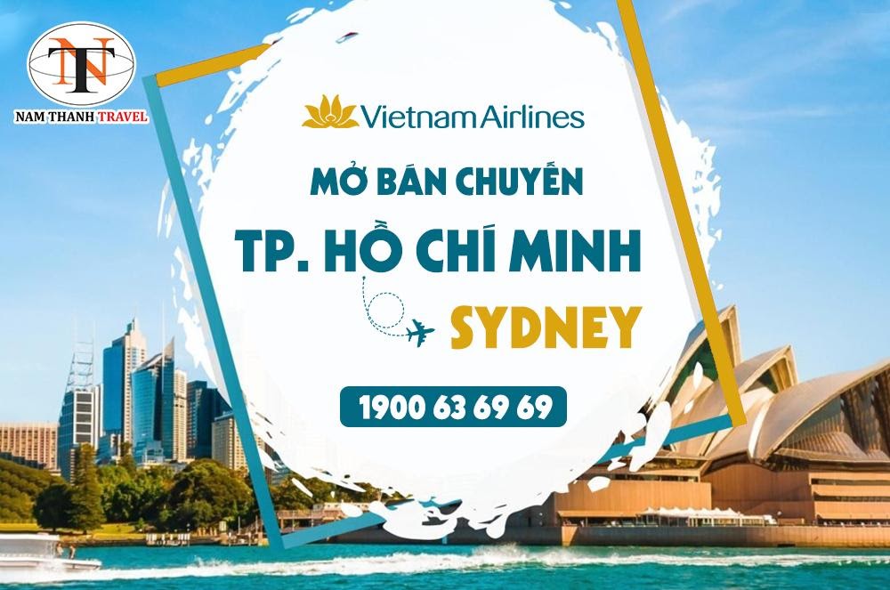 Lịch trình khai thác chặng Tp.Hồ Chí Minh – Sydney trong tháng 6 của Vietnam Airlines