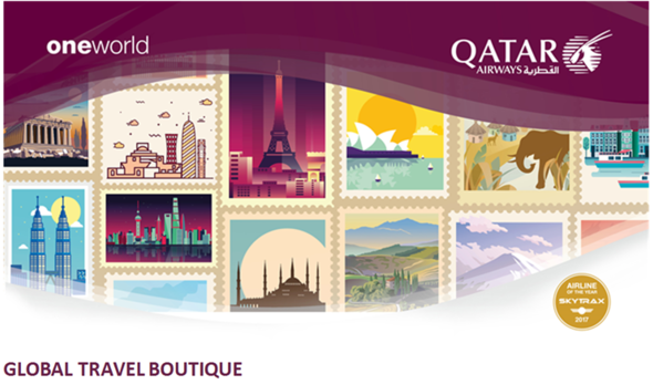 Chương trình khuyến mại Global Travel Boutique của Qatar Airways