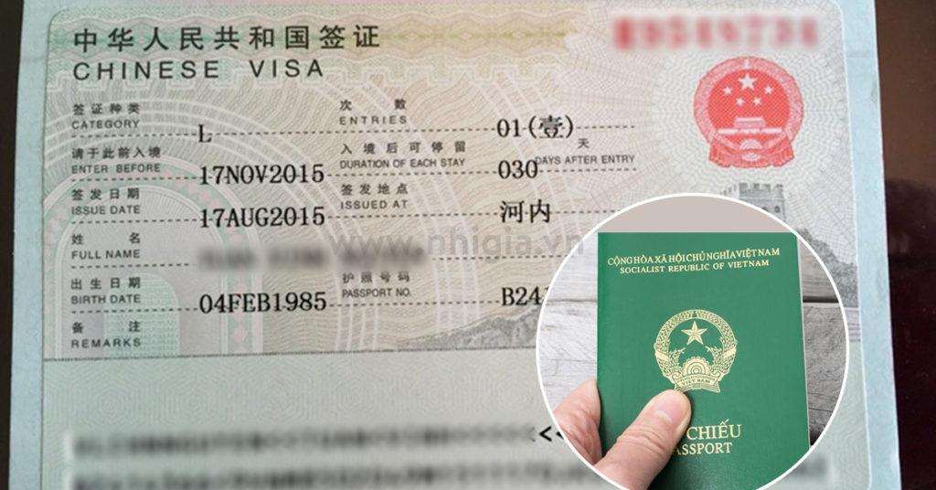 Giá dịch vụ làm visa Trung Quốc khu vực phía Bắc và Nam