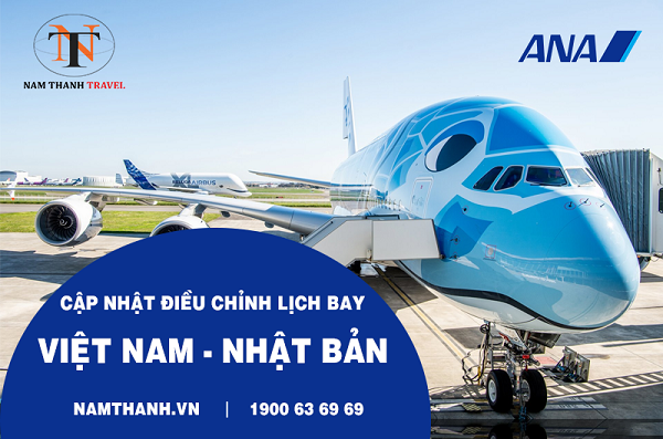 All Nippon Airways điều chỉnh lịch bay Việt Nam - Nhật Bản