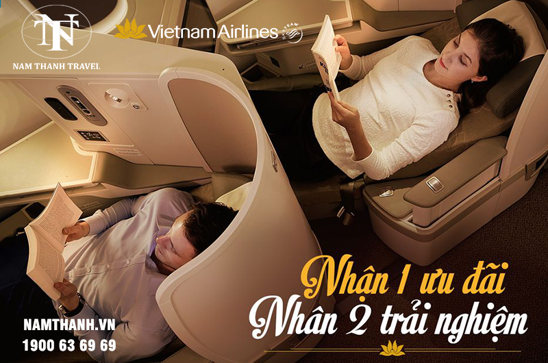 Vietnam Airlines ưu đãi giảm 10% giá vé hạng thương gia