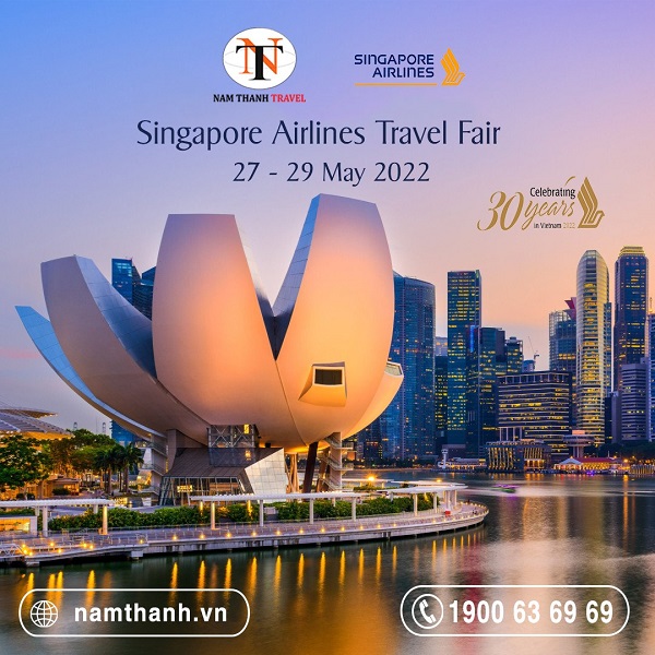 Giờ vàng giá sốc - Ưu đãi siêu khủng trong “Ngày Hội Du Lịch” Travel Fair cùng Singapore Airlines