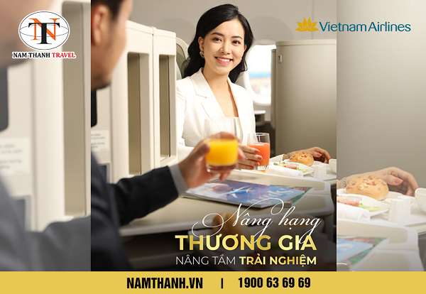 Miễn phí nâng hạng thương gia cùng Vietnam Airlines