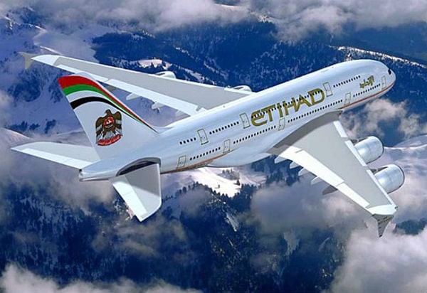 Vé máy bay hãng Etihad Airways là 1 trong 8 vé máy bay đắt nhất thế giới