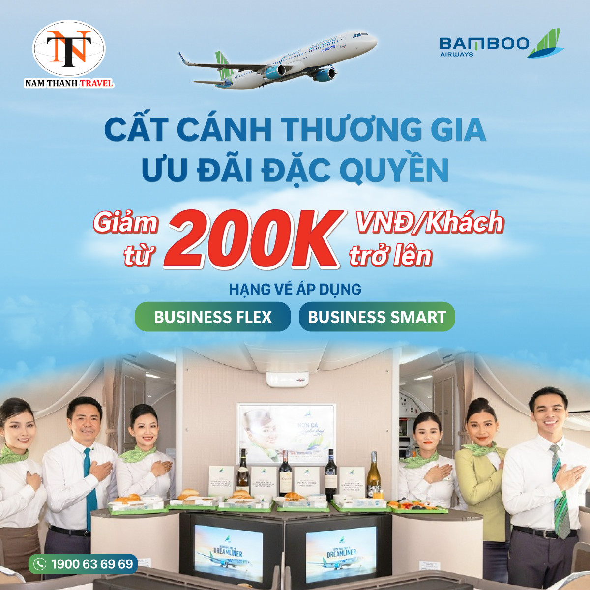 Bamboo Airways: Cất cánh thương gia, ưu đãi đặc quyền