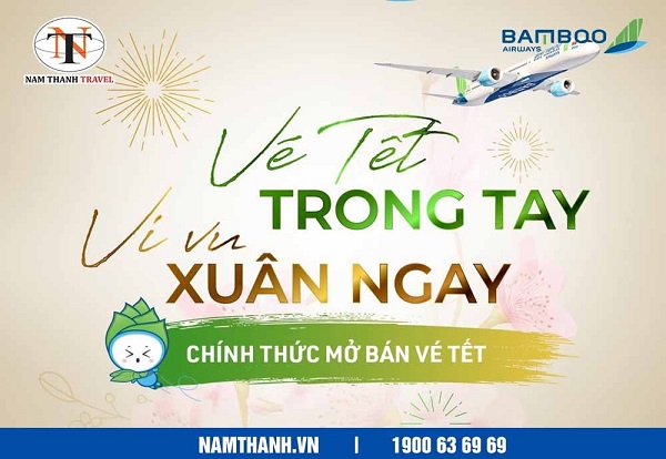 Bamboo Airways mở bán vé máy bay Tết Nhâm Dần với giá siêu hấp dẫn