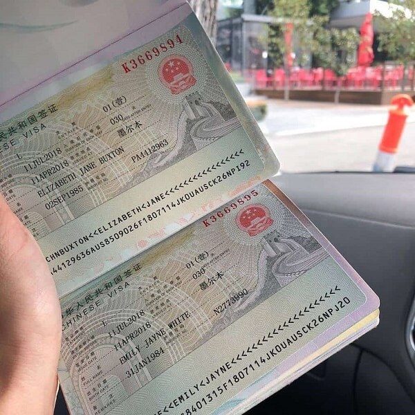 4 loại visa Trung Quốc phổ biến nhất với người Việt Nam