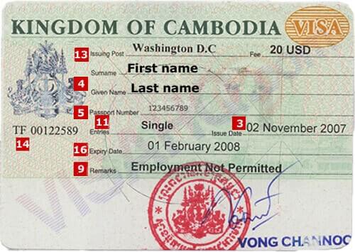 Dịch vụ làm Visa Cambodia ( Campuchia) giá rẻ, nhanh chóng