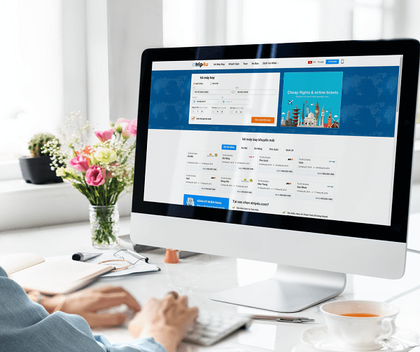 Etrip4u là website giúp bạn tìm kiếm và so sánh giá vé giữa các hãng hàng không