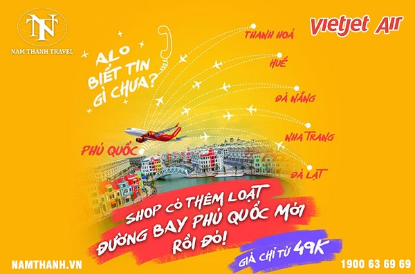 Đón hè rực rõ tại Phú Quốc với ưu đãi vé chỉ 49k cùng Vietjet Air