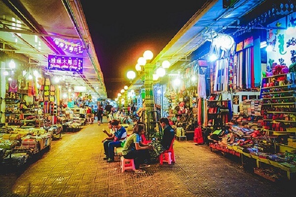 Chợ cũ tại thủ đô của Campuchia