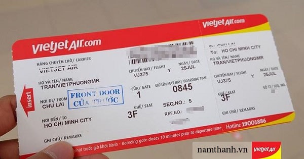 Cách đổi vé máy bay hãng hàng không Vietjet Air