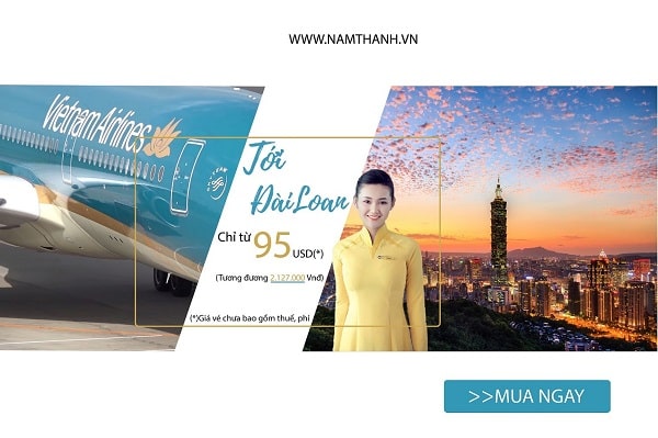 Vi vu thỏa thích Đài Loan cùng khuyến mại của Vietnam Airlines