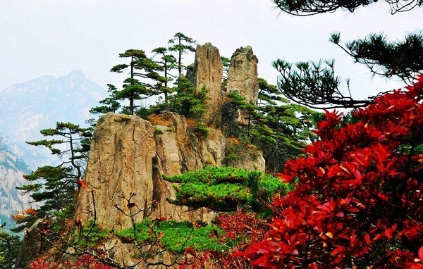 Đỉnh núi Hoàng Sơn là một trong những điểm dừng chân nổi tiếng tại Trung Quốc