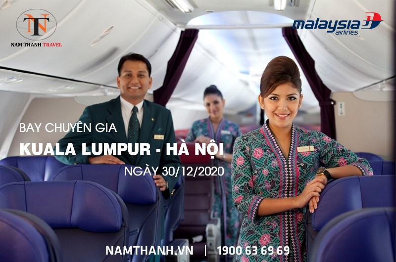 Malaysia Airlines mở bán vé máy bay Kuala Lumpur – Hà Nội