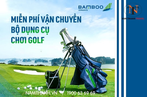 Miễn phí vận chuyển 01 bộ dụng cụ chơi Golf từ Bamboo Airways