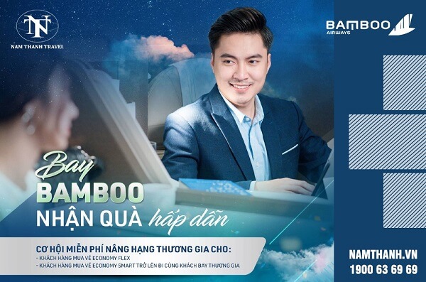 Nâng hạng thương gia miễn phí cùng Bamboo Airways