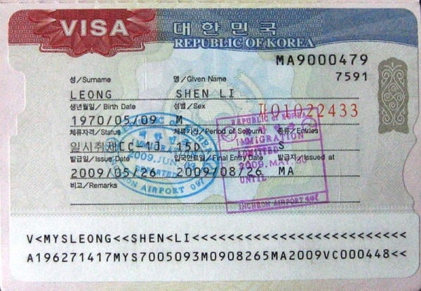 Sau đây là những lưu ý khi làm visa Hàn Quốc giá rẻ