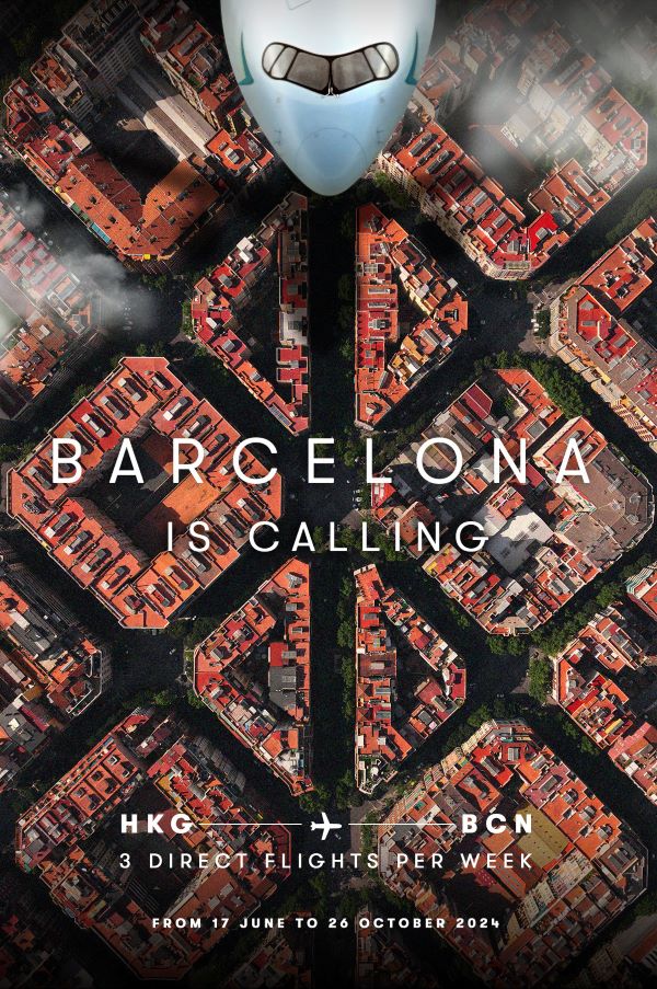 ​Cathay Pacific: Mở lại đường bay từ Hong Kong đến Barcelona (Tây Ban Nha)