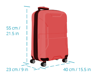Quy định về vali tiêu chuẩn