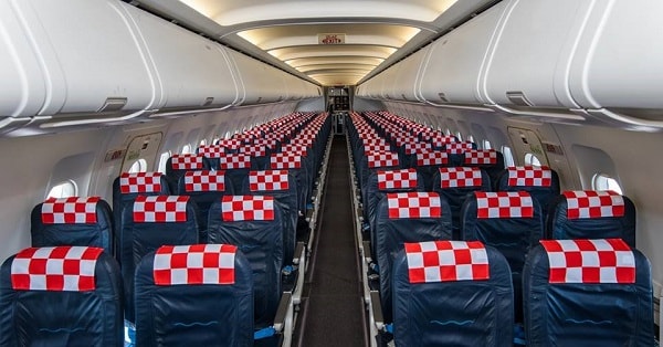 Hạng ghế phổ thông hãng hàng không Croatia Airlines 