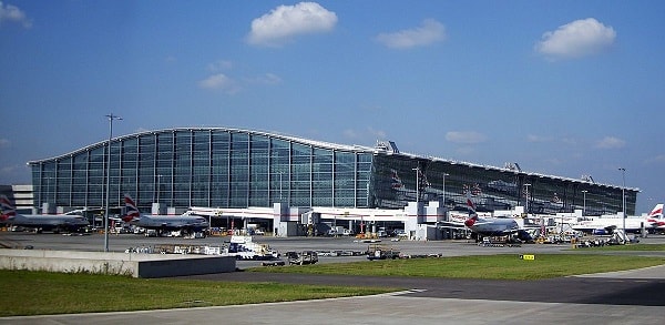Thông tin sân bay tại vương quốc Anh
