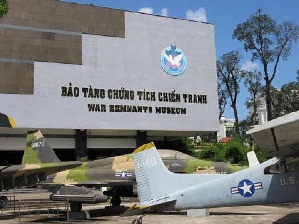 Bảo tàng chứng tích chiến tranh - đặt vé máy bay giá rẻ đi HCM