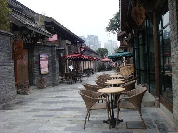 Khung cảnh phố cổ Kuanzhai Alley 