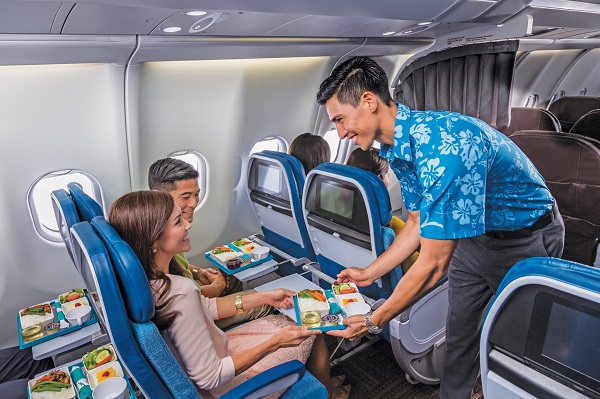 Trải nghiệm dịch vụ trên Hawaiian Airlines