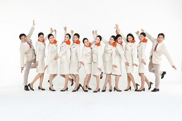 Đội ngũ tiếp viên Jeju Air