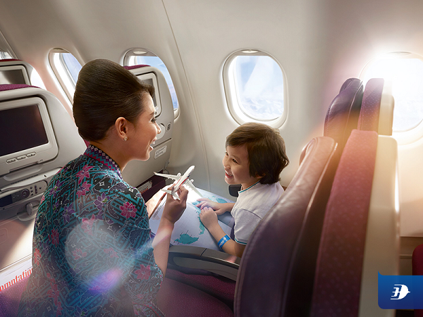 Khoang hành khách hãng bay Malaysia Airlines