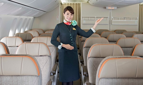 Khoang hành khách của Eva Air