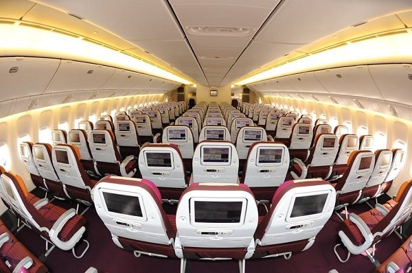 Quy định vé hạng ghế Phổ Thông của hãng bay Thai Airways