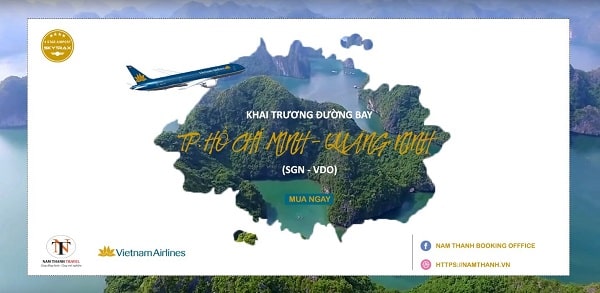 Vietnam Airlines khai trương đường bay Hồ Chí Minh - Quảng Ninh