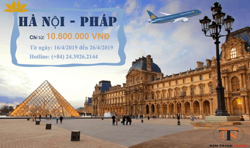 VietNam Airlines khuyến mại khủng Hà Nội – Pháp chỉ từ 456 USD