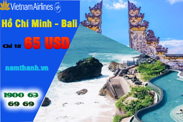 Vietnam Airlines khuyến mại vé máy bay đi Bali chỉ từ 65 USD