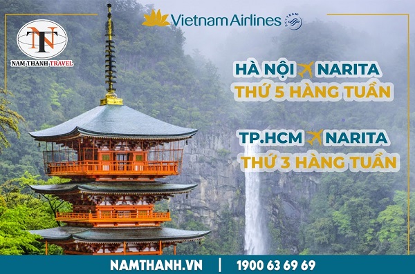 Cập nhật lịch bay Việt Nam - Narita giai đoạn 9/2021 - 3/2022