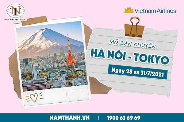 Tháng 7 cùng Vietnam Airlines mở bán vé đi Tokyo (Nhật Bản)
