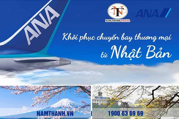 All Nippon Airways khôi phục chuyến bay thương mại Nhật Bản - Việt Nam