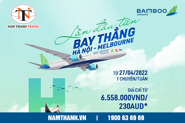 Bamboo Airways: Bay thẳng Việt Nam - Úc giá chỉ từ 6.558.000 VND