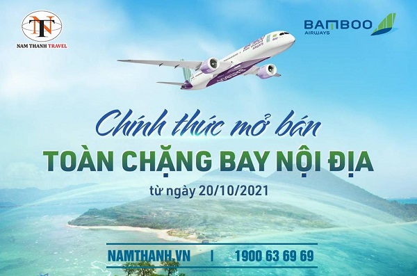 Cập nhật lịch bay nội địa của Bamboo Airways mới nhất
